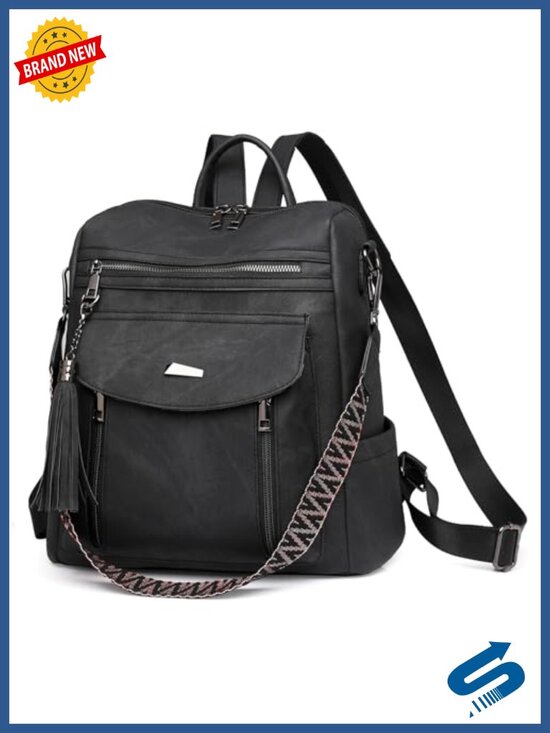 Handbags - Women's PU Leather Backpack Purse Convertible Handbags Travel Work College